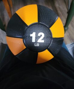 Amazon Basics Medicine Ball for Workouts Exercise Balance Training 12 Pound 51 71EHxVsc0rL