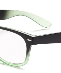 Specs retro 80's Vintage Reading Glasses Value Pack Matte Black Frame + Black/ Green Gradient Frame 1.25 x 10 71EIGynO4AL