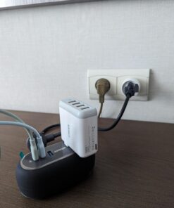 Anker GaNPrime 65W Charging Station, 615 USB C 5-in-1 Power Strip for Travel and Work with 2AC,2 USB C, USB A, 3ft,Power Delivery for iPhone 15/15 Plus/15 Pro/15 Pro Max,and More(Black) Black 66 71EIIrfJbEL