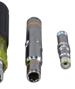 Klein Tools 32807MAG 7-in-1 Nut Driver, Magnetic Driver has SAE Hex Nut Sizes 1/4 to 9/16-Inch, Cushion Grip Handle for Added Torque 38 71EILyKSrLL