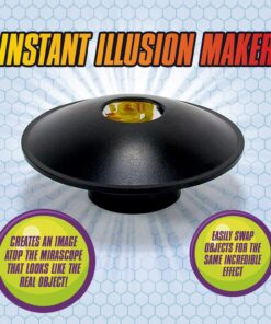 Alternative view of Toysmith: 3-D Mirascope, 6" Instant Hologram Image Maker, Includes a Plastic Frog to Display and Complete Instructions for Use, For Boys & Girls 8+,Black