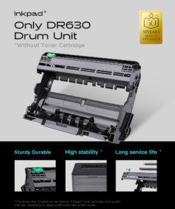 iNKPAD DR630 Drum Replacement for Brother DR-630 DR630 Compatible with Brother MFC-L2700dw MFC-L2705DW HL-L2300D HL-L2340DW HL-L2360DW HL-L2380DW DCP-L2520DW DCP-L2540DW Printer (2 Black, Not Toner) 2p 10 71EJ4qXmNFL