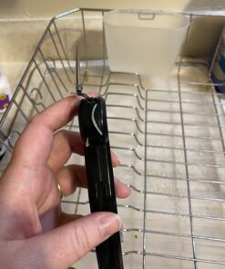 KIZEN Digital Meat Thermometer with Probe - Instant Read Food Thermometer for Cooking, Grilling, BBQ, Baking, Liquids, Candy, Deep Frying, and More - Black/White 42 71EJ5iUdreL