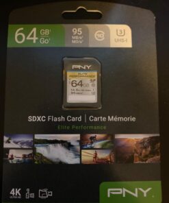 PNY 64GB Elite Performance Class 10 U3 SDXC Flash Memory Card 0 Count (Pack of 1) 60 71EJIu5ewKL