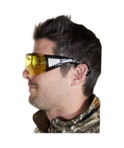 Allen Company - Ballistic Eye Protection for Men and Women - Shooting Accessories That Work with Prescription Glasses Yellow 21 71EJSgzhYXL