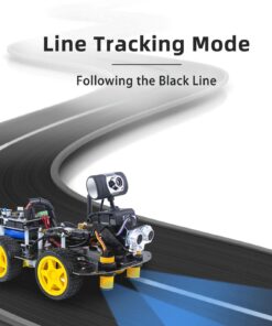 WiFi Smart Robot Car Kit with UNO R3, Line Tracking and Obstacle Avoidance Ultrasonic Sensor, HD Camera Wireless RC Intelligent Educational Toy Car Robotic Kit for Arduino Learner (Upgraded Version) 17 71EJW2IhRqL