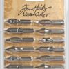 Tim Holtz Idea-ology Metal Pen Nibs, 12 per Pack, Various Sizes, Decorative, TH92909, White
