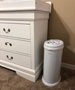 Ubbi Steel Odor Locking, No Special Bag Required Money Saving, Awards-Winning, Modern Design, Registry Must-Have Diaper Pail, White 62 71EJgyhcmeL