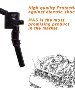 MAS Set of 8 Ignition Coil DG508 and Motorcraft Spark Plug SP493 compatible with Ford Lincoln Mercury 4.6L engines DG457 DG472 DG491 F523 3W7Z12029AA 1L2U12029AA 1L2U12A366A 15 71EJr56xV8L 1