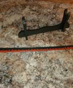 BladesUSA WS-1SC Sword Stand Single Horizontal Wood Display Stand,black 8 71EK3gQstXL