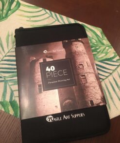 Castle Art Supplies Graphite Drawing Pencils and Sketch Set (40-Piece Kit), Complete Artist Kit Includes Charcoals, Pastels and Zippered Carry Case, Rare Pop-Up Stand 33 71EKsBxk02L