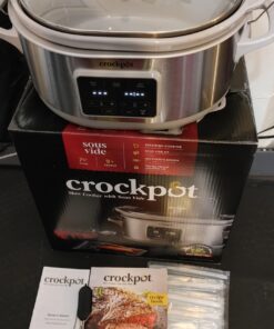 Crockpot™ 7-Quart Cook & Carry™ Slow Cooker with Sous Vide,Programmable, Stainless Steel 46 71ELFQJvFhL