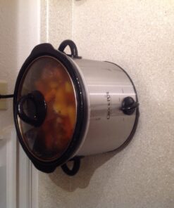 Alternative view of Crock-Pot Small 3 Quart Round Manual Slow Cooker, Stainless Steel and Black (SCR300-SS) Stainless Silver 3 QT