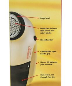 Sunbeam S-15 Travel Clothes Fabric Shaver Lint and Pill Remover, White 11 71EMcFBj1L
