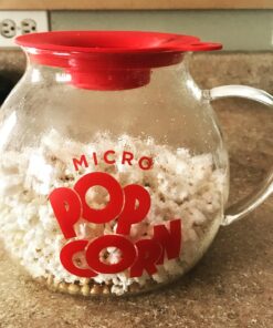 Ecolution Micro-Pop Popper, Glass Microwave Popcorn Maker with Dual Function Lid, 3 Qt 24 71EMmcDCwfL