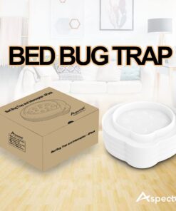 ASPECTEK Bed Bug Trap, Bed Bug Interceptor, Bed Bug Traps (Pack of 4). Flea Traps, Safe Eco Friendly, Bed Bug Eliminator (White) 4 Pieces 17 71EMryl2QVL
