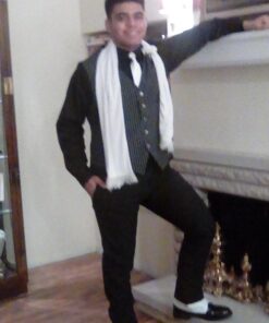 Alternative view of Smiffy's Men's Spats with Buttons One Size White