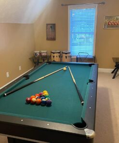 Triumph Sports Phoenix 7’ Billiard Table with Table Tennis Conversion Top for a Game of Pool or an Action-Packed Table Tennis Game 56 71ENaM7jkaL