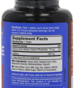 ProLab Caffeine Tablets 100 Count Unflavored 100 Count (Pack of 1) 24 71ENbxRxiCL