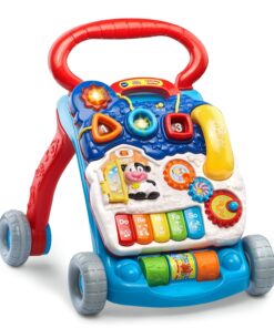 VTech Sit-To-Stand Learning Walker (Frustration Free Packaging), Blue 19 71EOApubsML