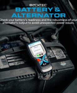 BLCKTEC 420 Bluetooth OBD2 Scanner Diagnostic Tool - Vehicle Code Reader for Car - Clears Check Engine Light - Comes with Premium OBD App On IOS & Android - Works For All Cars 1996 & Newer 31 71EOIkBIFVL