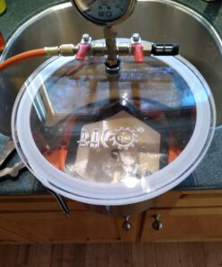 BACOENG 1 1/2 Gallon Vacuum Chamber Kit with 3.6 CFM 1 Stage Vacuum Pump HVAC 1.5GALLON 23 71EOxUSx6iL