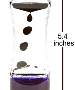 PowerTRC Liquid Motion Bubbler (Black Purple), Bubbler Timer for Kids and Adults, Relaxing and Calming Black Purple 10 71EP bASmRL