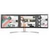 LG 49WL95C-W Ultrawide Dual QHD Monitor 49" 32: 9 (5120 x1440) Curved IPS Display, HDR10, USB Type-C, HDR 10, Ambient Light Sensor, 2 x 10W Stereo Speaker 31 71EP7F yPKL