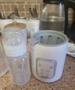 Bottle Warmer, GROWNSY 8-in-1 Fast Baby Milk Warmer with Timer for Breastmilk or Formula, Accurate Temperature Control, with Defrost, Sterili-zing, Keep, Heat Baby Food Jars Function Gray 45 71EPGIExbgL