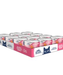 Natural Balance Limited Ingredient Adult Grain-Free Wet Canned Cat Food, Salmon & Green Pea Recipe, 5.5 Ounce (Pack of 24) 13 71EPLUA2loL 1