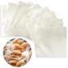 FIESTA WRAPS Clear Candy Wrappers for Caramels (600 Pcs 5 x 5 inches) - Natural Clear Cellophane Candy Wrappers - Caramel Wrappers - Candy Wrapping Paper - Chocolate Wrappers - Lollipop Wrappers 600 Count (Pack of 1)