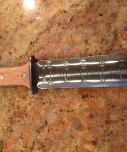 Hori Hori Garden Knife with Diamond Sharpening Rod, Thickest Leather Sheath and Extra Sharp Blade - in Gift Box. Leather Sheath with Rod 51 71EPiX8PPRL