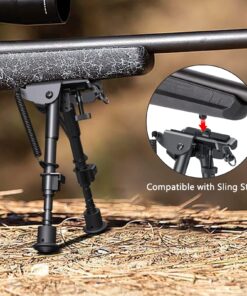 CVLIFE 6-9 Inches Bipod Picatinny Bipod with Adapter Black 36 71EPu l39ZL