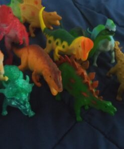 Dinosaur Figure, 7 Inch Jumbo Dinosaur Toy Playset(12 Pack), Safe Material Assorted Realistic Dinosaur,Yeonha Toys Vinyl Plastic Dino Dinosaur Set Party Favors Toys for Kids Boys Toddler Educational 28 71EQ6aqaugL