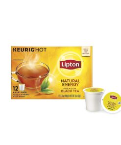 Lipton Tea K-Cups, Premium Black Tea, Hot or Iced, 12 Pods (Pack of 6) 12 Count (Pack of 6) 10 71ERQRSZKL