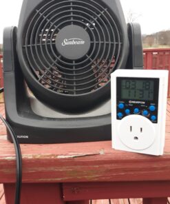 Timer Outlet, Nearpow Multifunctional Infinite Cycle Programmable Plug-in Digital Timer Switch with 3-Prong Outlet for Appliances, Energy-Saving Timer, 15A/1800W Blue 1 51 71ERbm7U6fL