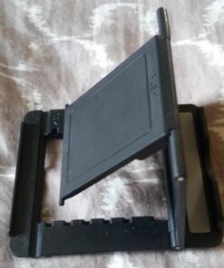 MoKo Phone/Tablet Stand, Foldable Tablet Holder Fits with iPhone 15/Pro/Plus/Pro Max, iPhone 12/12 pro Max/11/Xs Max, iPad Pro 11, iPad Air 4/Mini 6 2021, iPad 9th 10.2", Black Small Size 56 71ERcr2791L