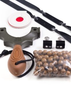 Alternative view of SimpleShot Scout XT Slingshot with Target, Clay Ammo and Bands for Professional Hunting and Powerful Target Shooting Sling Shot Camo