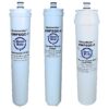 KleenWater Replacement Water Filters, Compatible with Whirlpool WSC300YW and 3M Water Factory FM-3 DWS 350 Cartridge Set 47-55711G2, 47-55707G2, 47-55711CM and 47-55707CM 41 71ERopHqWdL