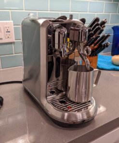 Breville Nespresso Nespresso Creatista Plus Coffee Espresso Machine, Brushed Stainless Steel BNE800BSSUSC Silver 54 71EShGqb6TL