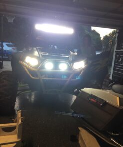 MICTUNING LED Light Bar Wiring Harness Fuse 40A Relay On-off Rocker Switch Blue(2 Lead) 66 71ETbOtBnCL