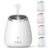 Pure Enrichment PureSpa Deluxe Ultrasonic Essential Oil Diffuser - 120ml Water Tank Lasts Up to 10 Hours While Generating Mood-Boosting Ions - Includes Optional Color-Changing Light and Auto Shut-Off 15 71EThj XYcL
