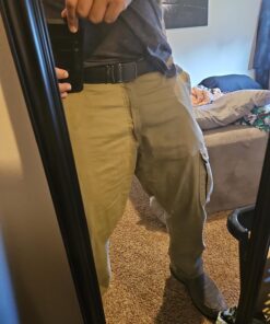 CHAOREN Leather Ratchet Belt Men - Customizable Fit, Effortless Style (35mm) Imperial - Black 42" to 48" Waist Adjustable 28 71ETtRDh5IL