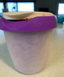 SUMO Ice Cream Containers with Lids for Homemade Ice Cream - Set of 2 Tubs - 1.5 Quart or 3 Pints per Container, Reusable Ice Cream Containers for Freezer Storage, Purple 2 Containers (1.5 Quart Each) 24 71ETyt9hGeL