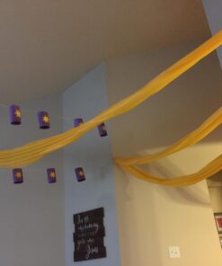 Creative Converting Touch of Color 250' Folded Plastic Banquet Roll, School Bus Yellow , 40" x 250' - Bright Yellow 5 71EU0uAVvlL