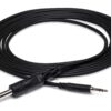 Hosa CMS-105 3.5 mm TRS to 1/4" TRS Stereo Interconnect Cable, 5 Feet 1 Count (Pack of 1) 19 71EUfgCfXnL 1