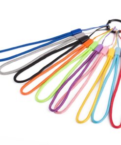 7-inch Short Lanyards Hand Nylon Cord Strap Wrist Strap Attaches for USB Flash Drives, Badge Holders, Cell Phones, Cameras, Players, Keys, Flashlights, Torches (10 Pack in 10 Assorted Colors) 10 Assorted Colors-wrist Round Cord 7"-10PK