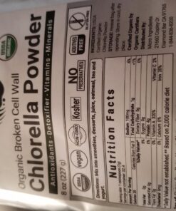 Micro Ingredients Organic Chlorella Powder, 10 Ounce, Broken Cell Wall, Rich in Vegan Proteins & Vitamins, Raw, Bulk Premium Chlorella Supplement, Vegan Friendly, Non-Irradiation 10 Ounce (Pack of 1) 32 71EUxLMDCHL
