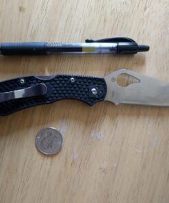 Spyderco Byrd Lightweight Knife with Stainless Steel Blade and High Performance FRN Handle One Size Cara Cara 2 - Black 38 71EVCOBnC6L