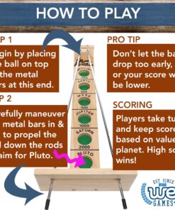 WE Games Shoot the Moon - Solid Wood, 18 in. 19 71EVO9TmSEL